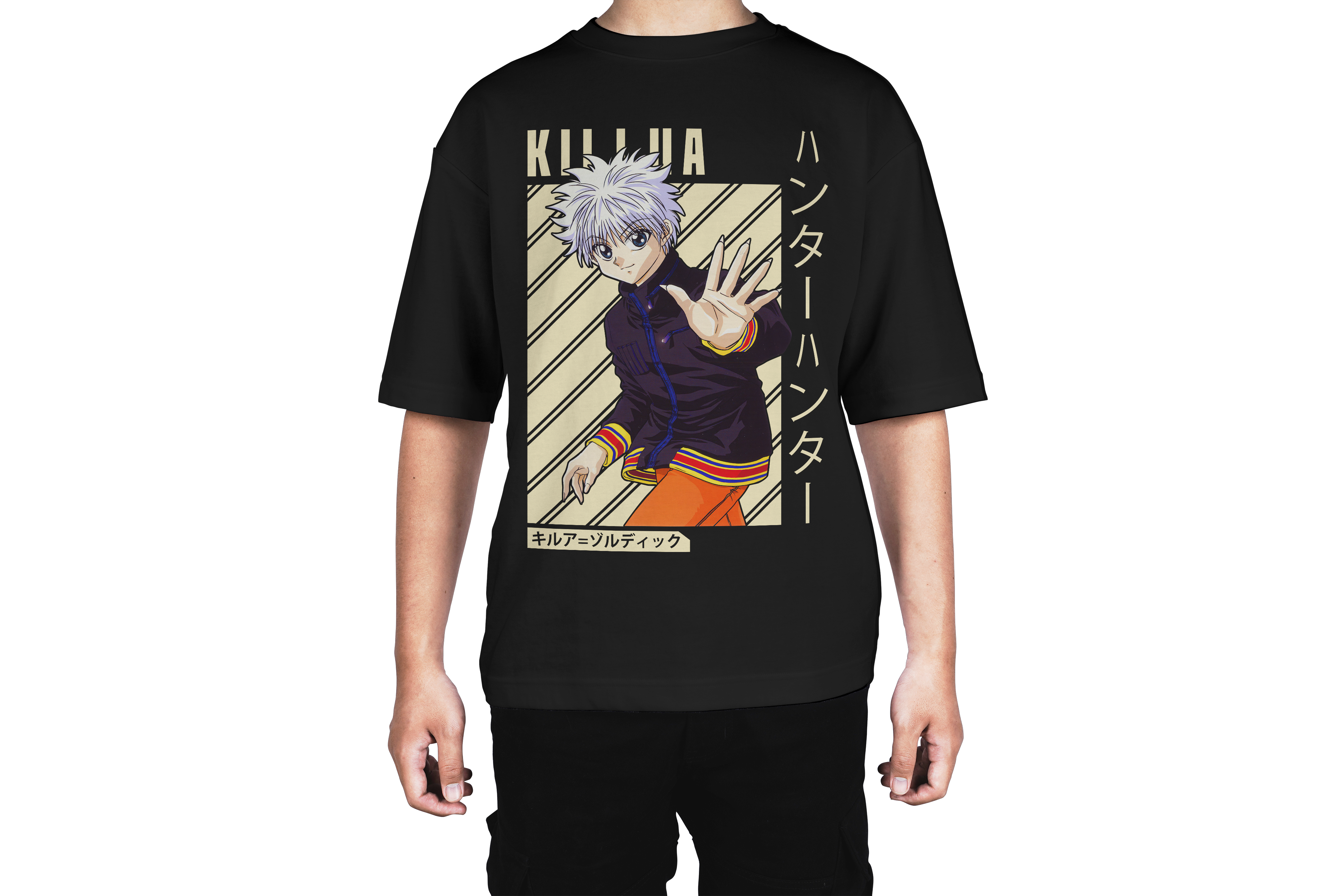 Killua Hunter Tee – Bold Pose Tee
