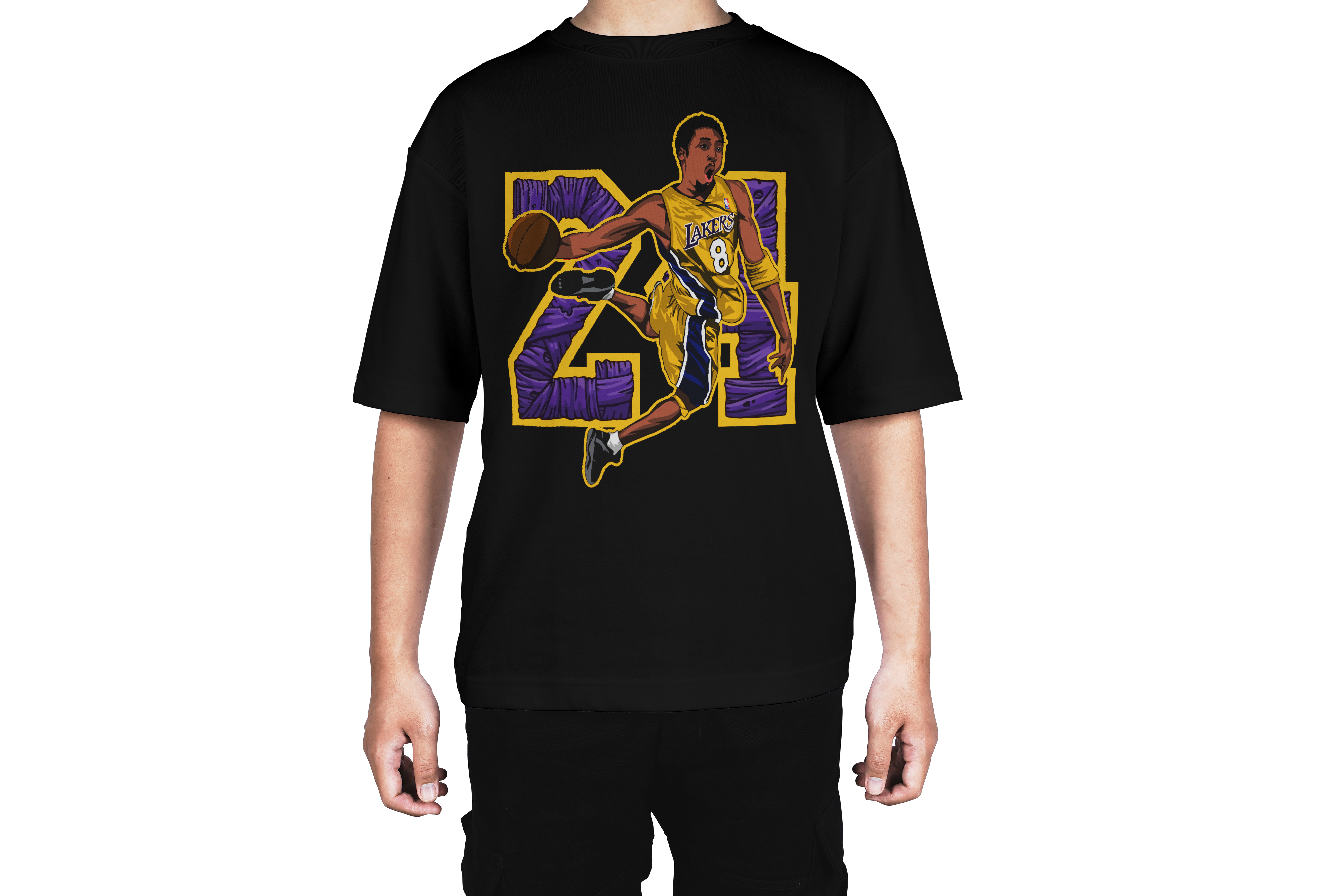 Kobe Bryant 24 Lakers Dunk Tee
