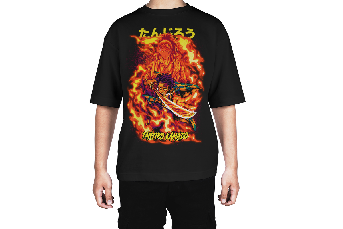 Tanjiro Kamado Fire Sword Tee