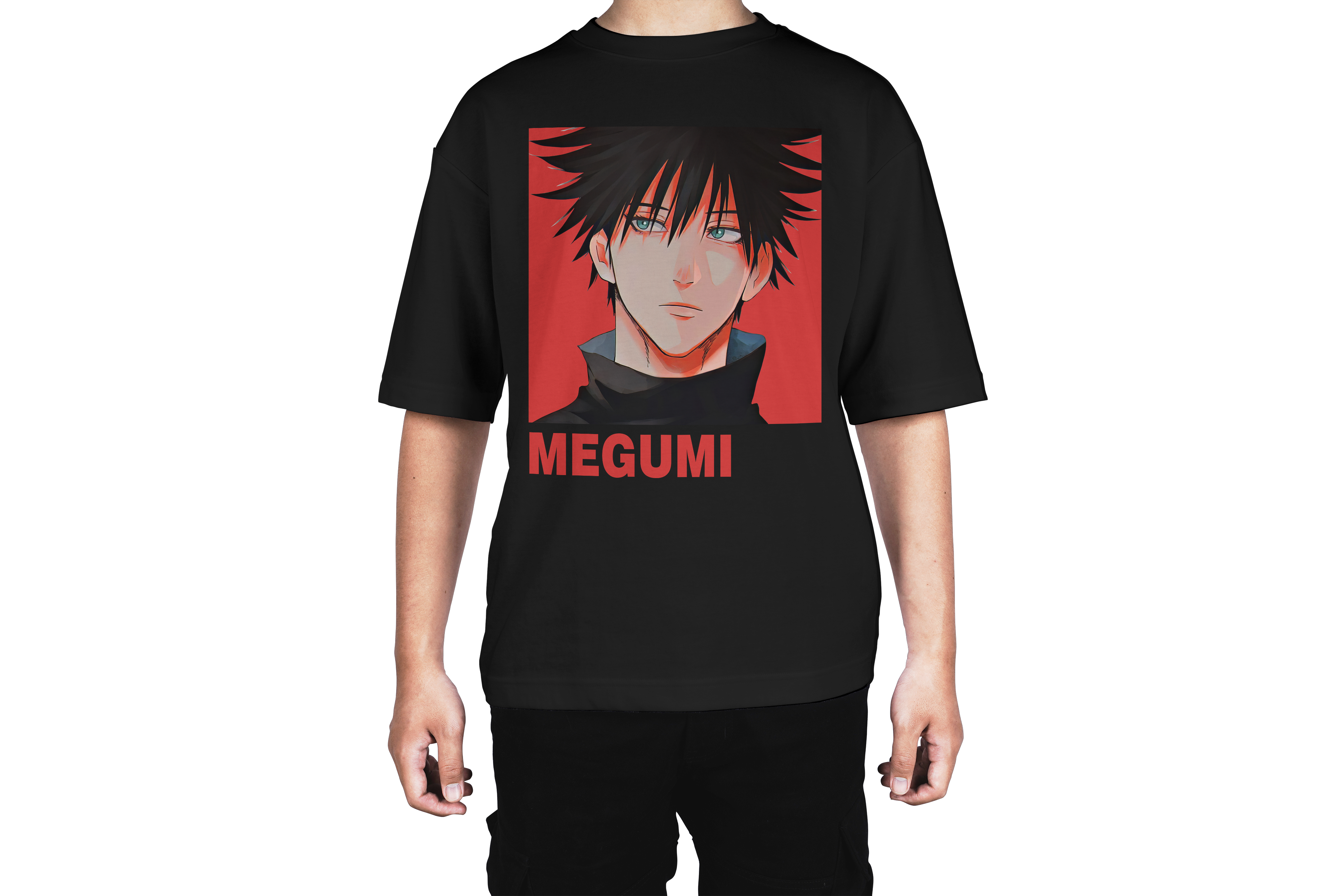 Megumi Fushiguro Bold Look Anime Tee