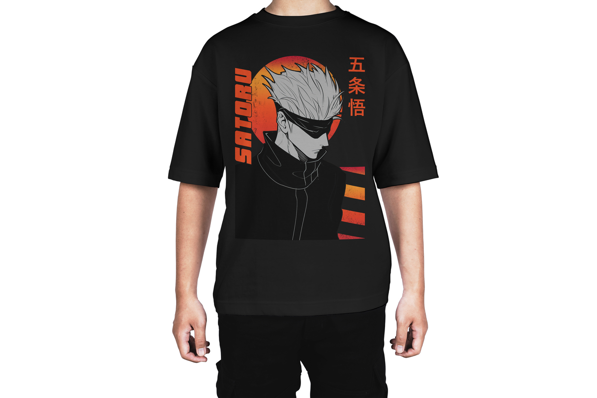 Satoru Gojo Retro Sunset Tee