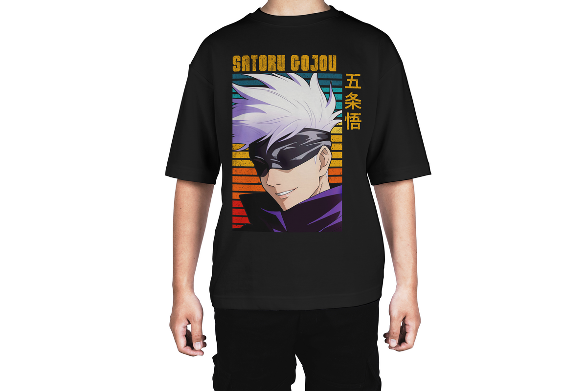 Gojo Satoru Retro Sunset Tee
