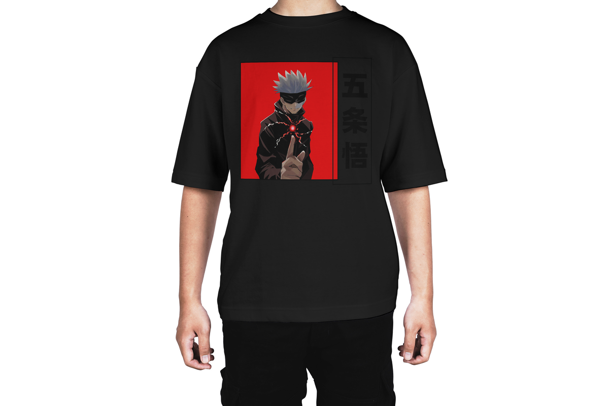 Gojo Satoru Red Cursed Energy Tee