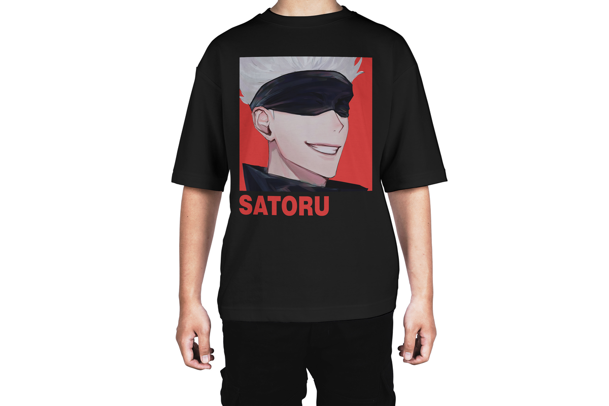 Satoru Gojo Smiling style Tee