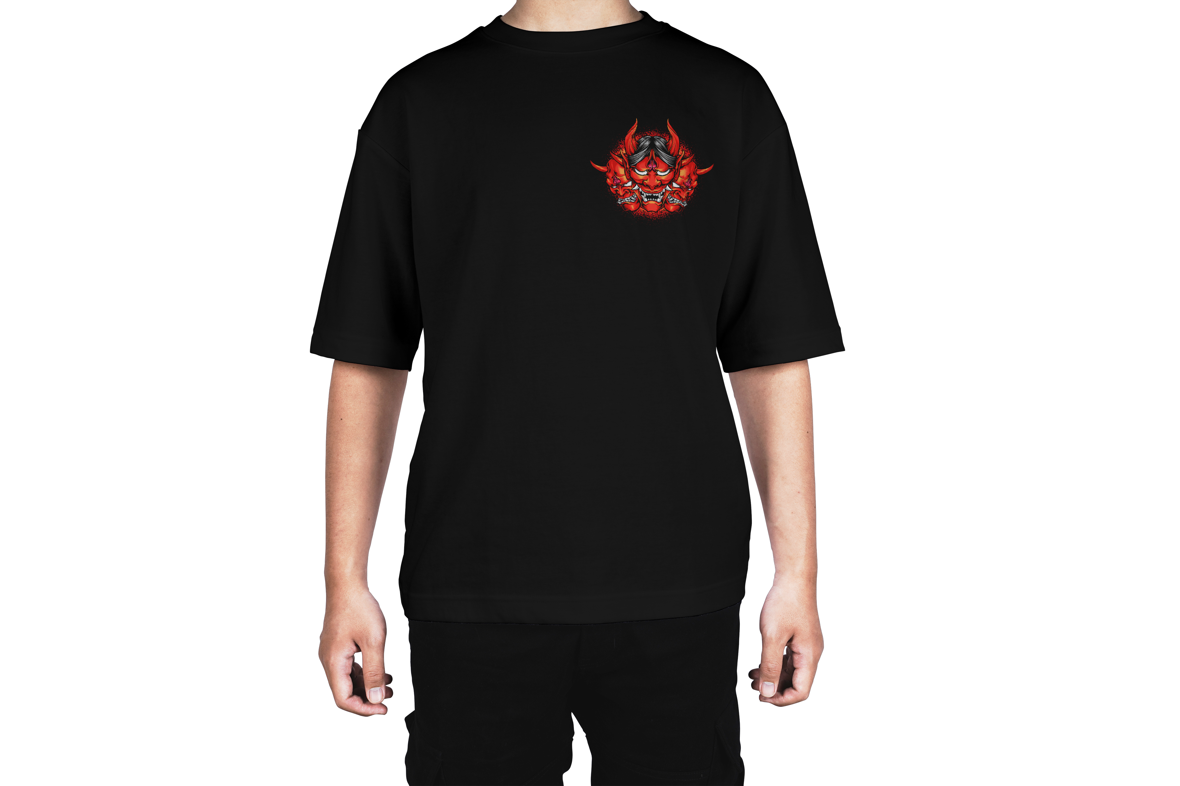 Samurai Demon Mask Tee