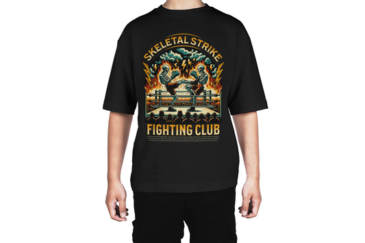 Skeletal Strike Fight Club Tee
