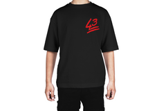 43 Red Print Tee