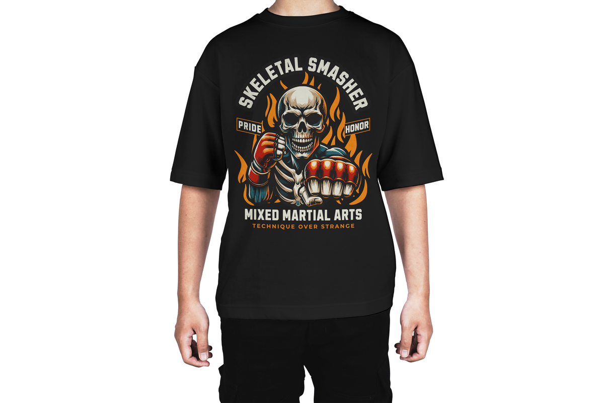 Skeletal Smasher Mixed Martial Tee
