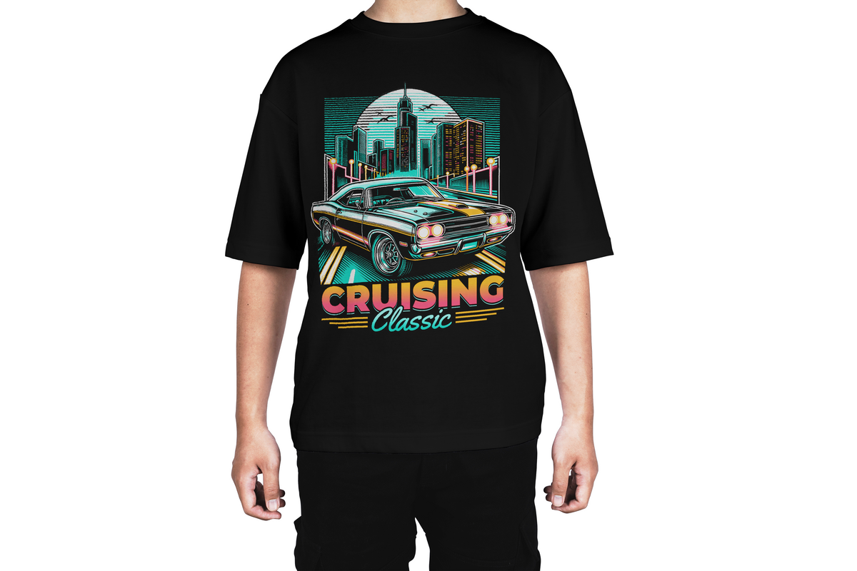 Cruising Classic Retro Car Tee