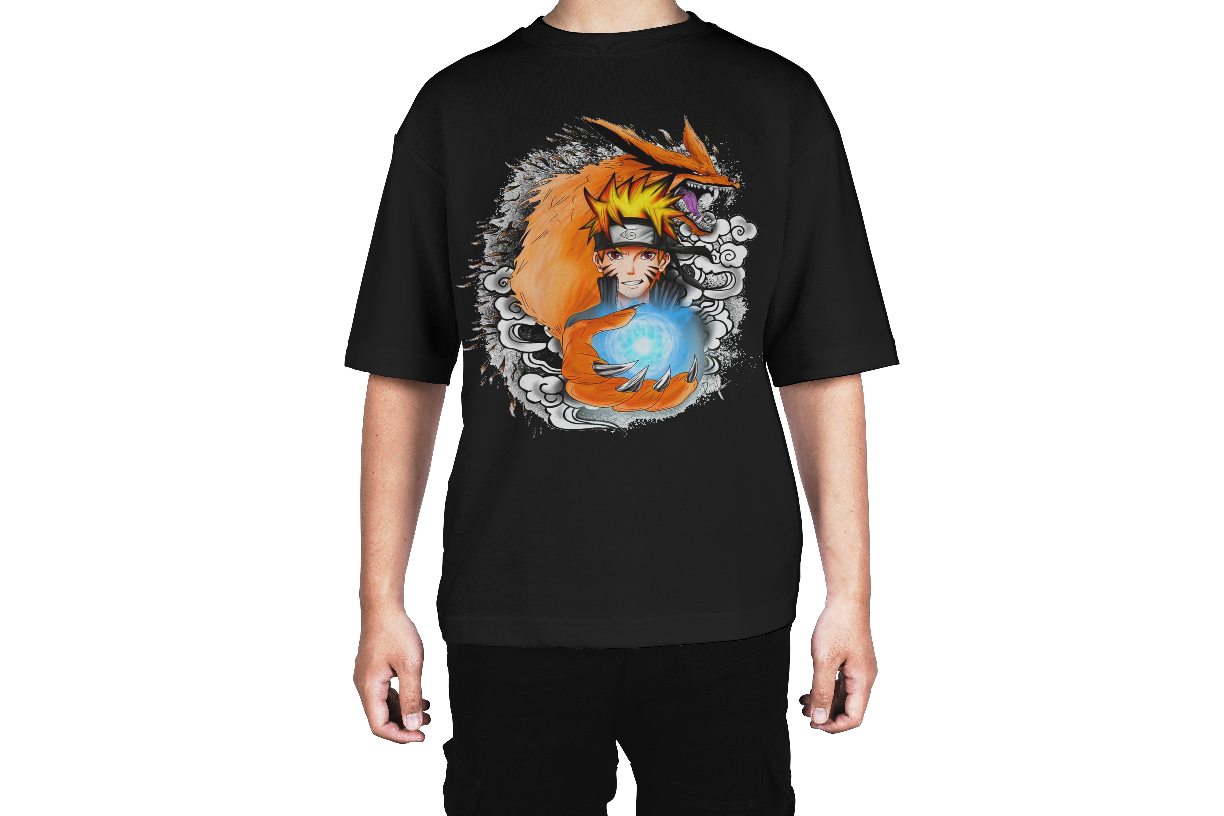 Naruto and Kurama Chakra Tee