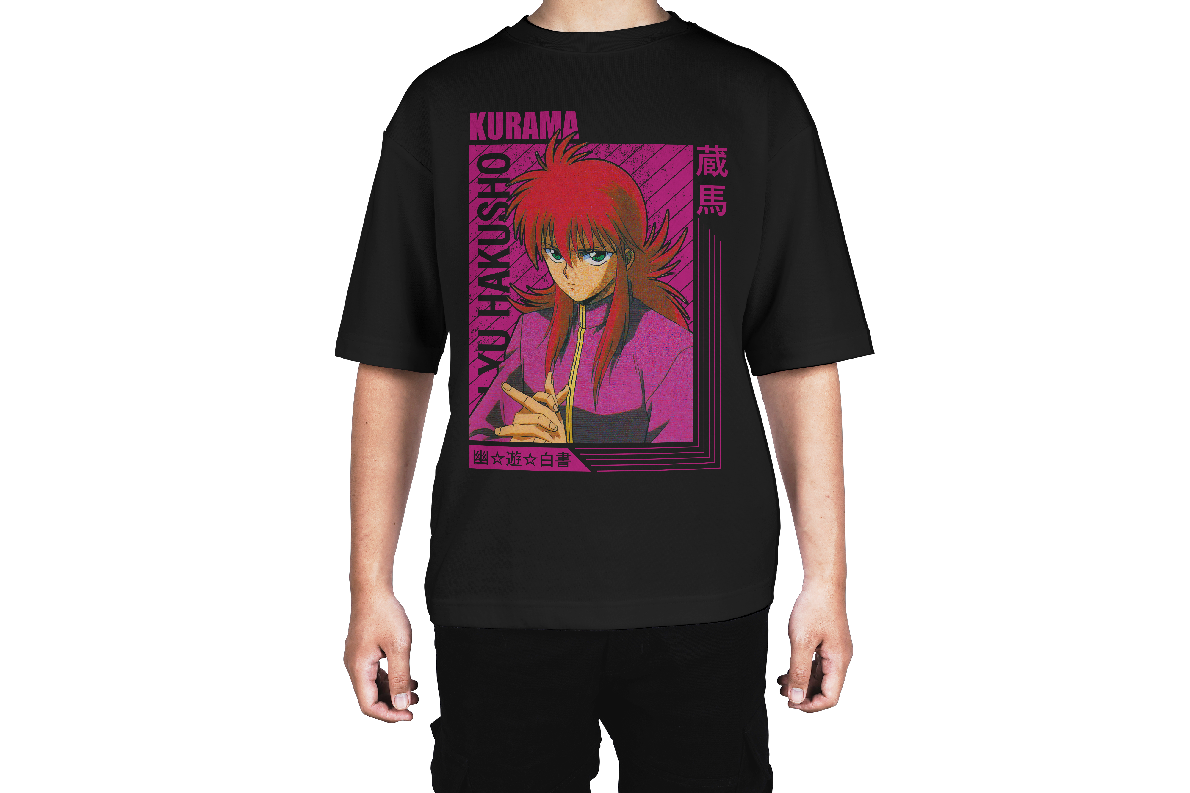 Kurama Retro Pink Tee
