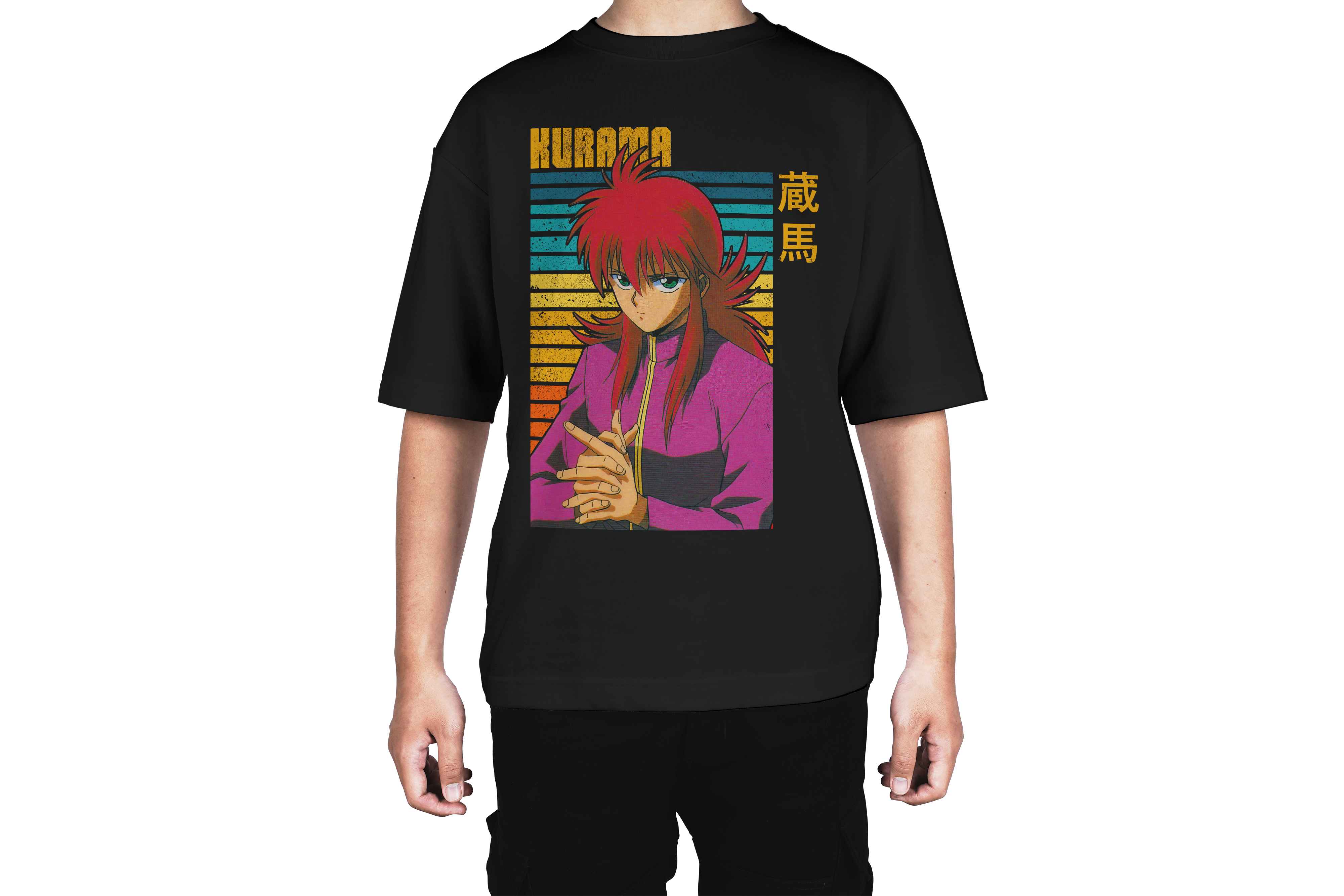 Kurama Retro Stripes Tee