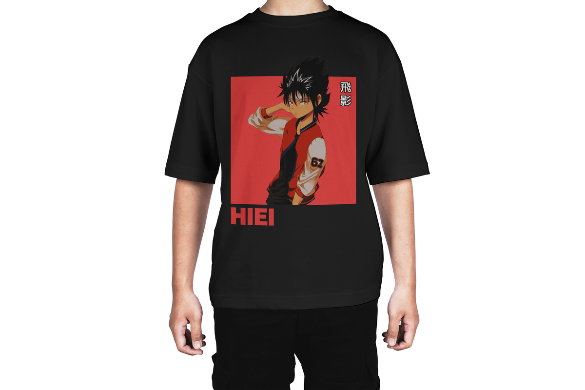 Hiei Yu Yu Hakusho Casual Red Tee