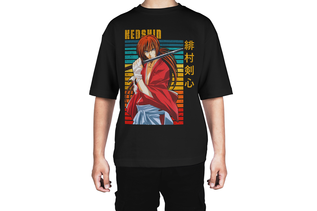 Kenshin Himura Retro Sunset Tee