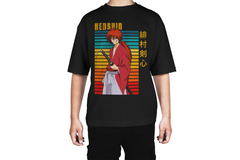 Kenshin Himura Sunset Stripes Tee