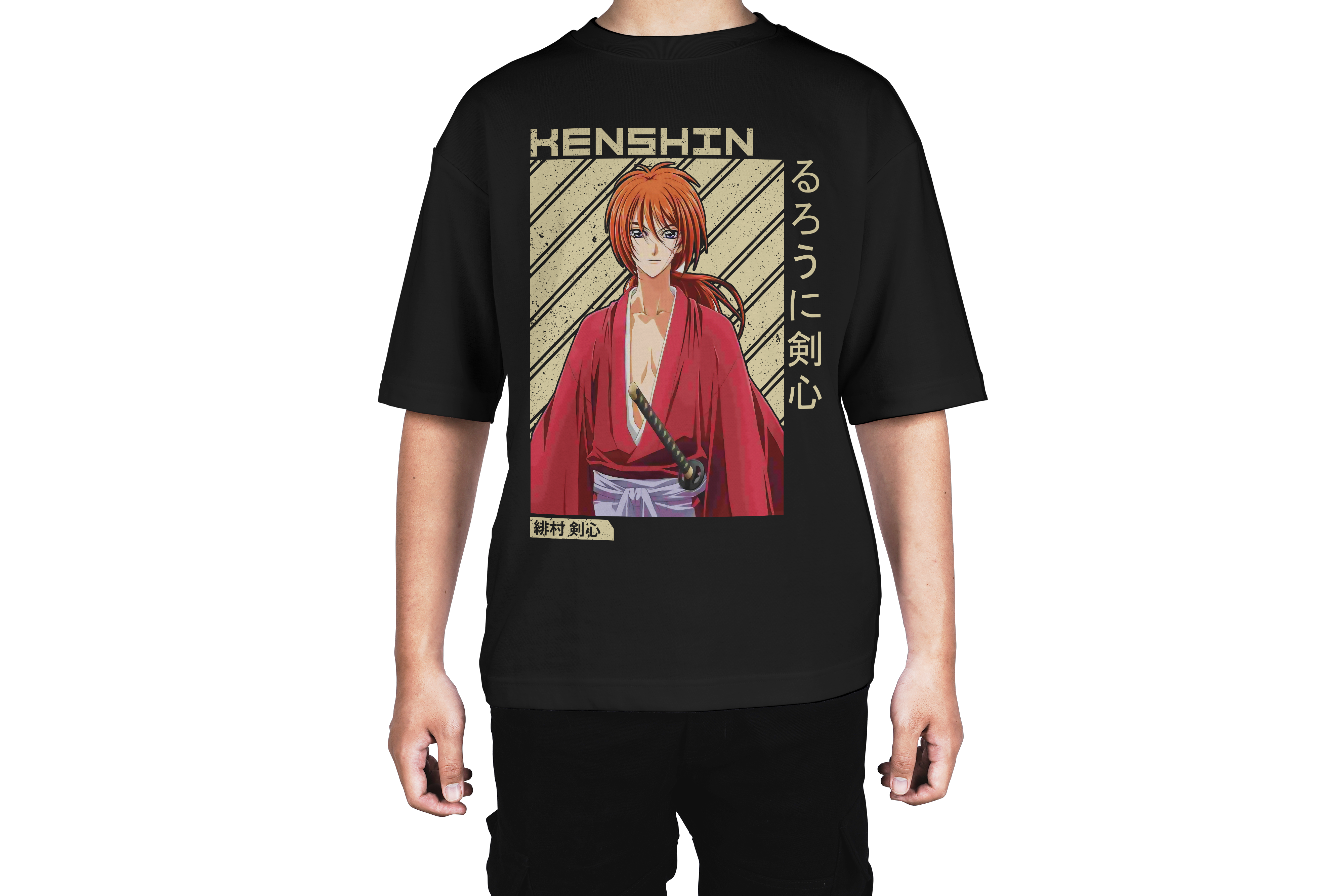 Kenshin Himura Retro Manga Tee