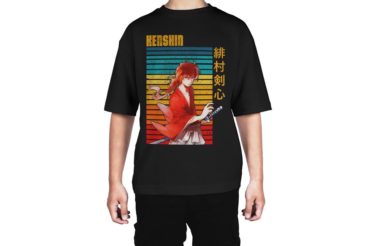 Kenshin Himura Retro Sunset Tee
