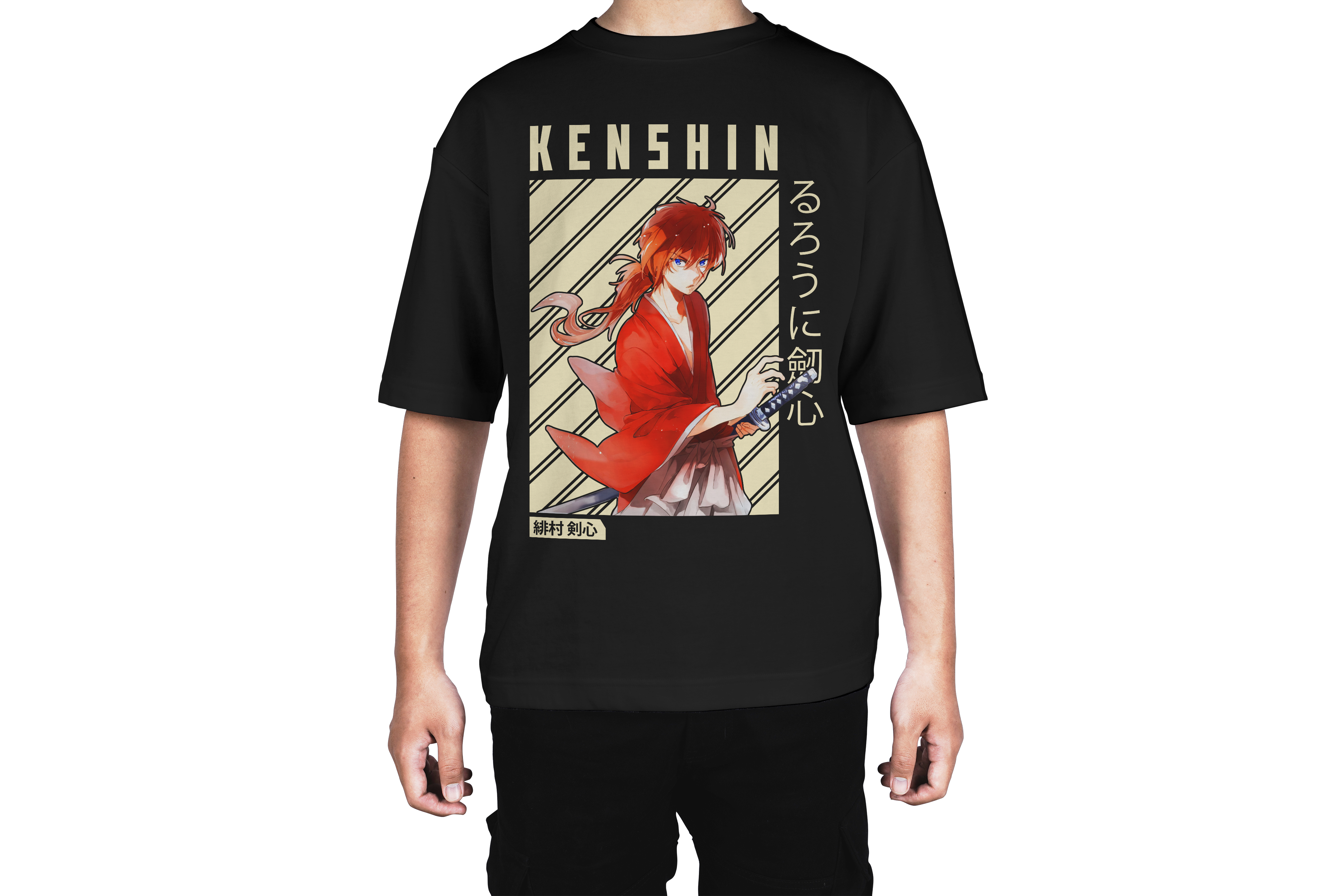 Kenshin Classic Red Kimono Tee