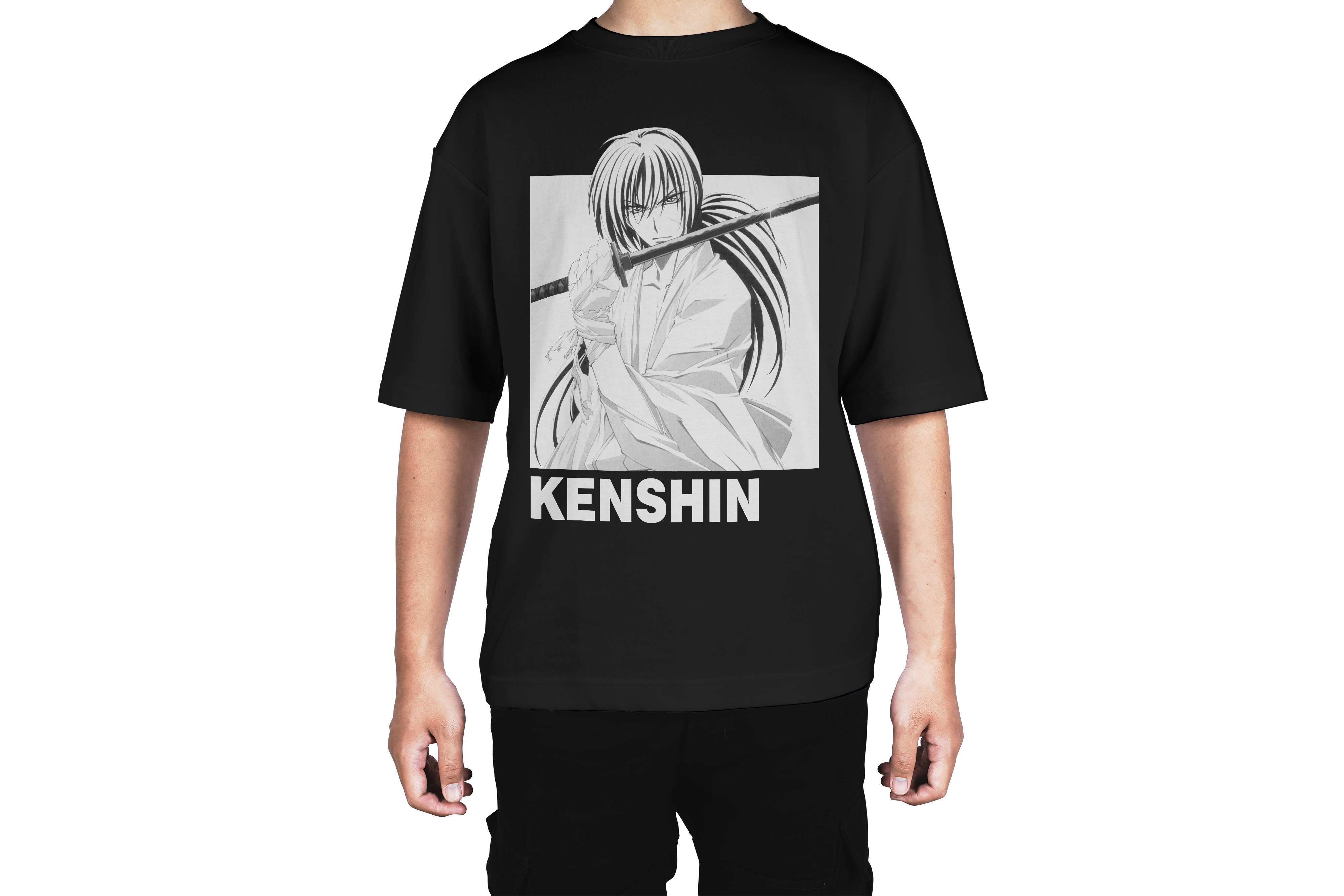 Kenshin Monochrome Samurai Tee