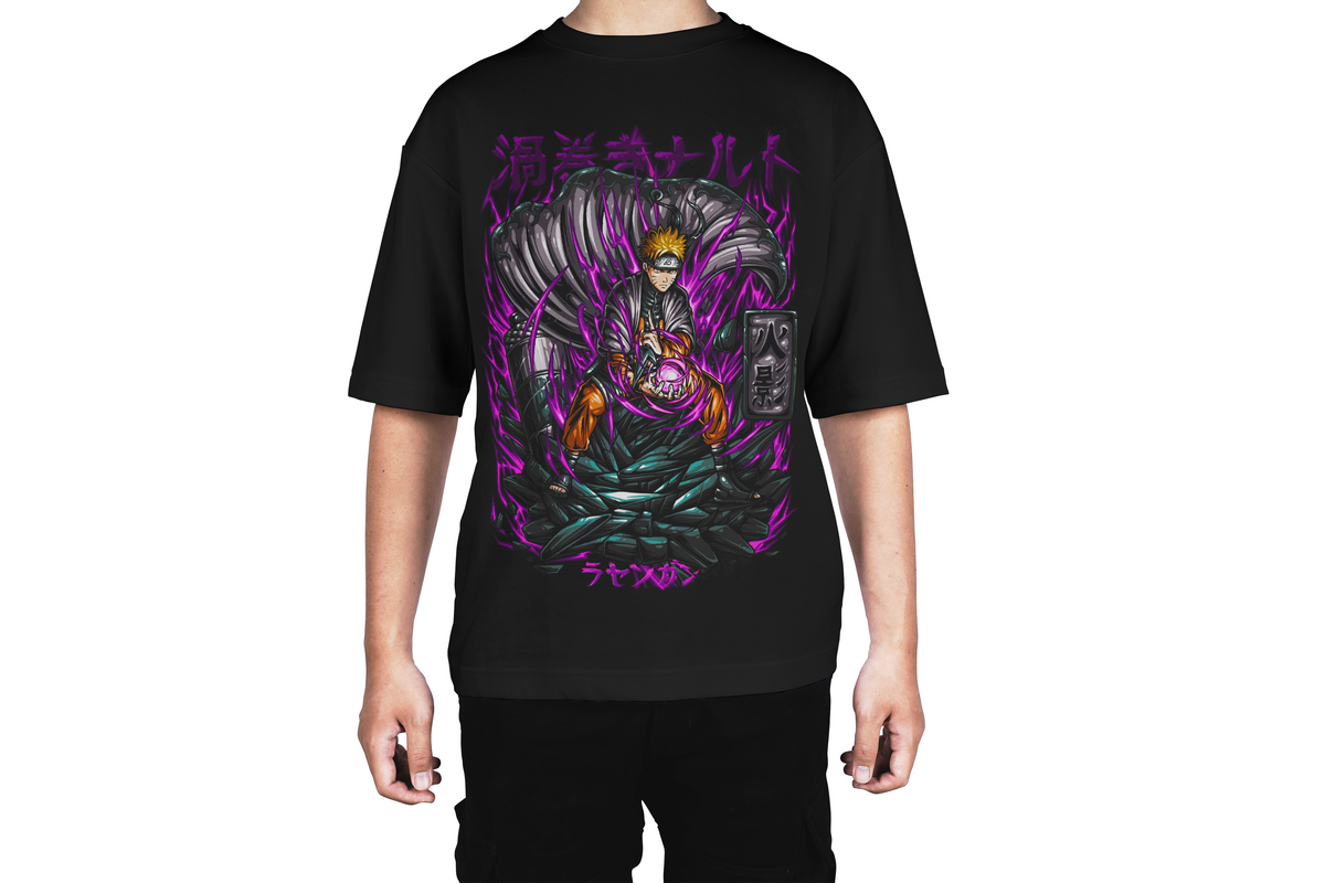 Naruto Rasengan Purple Flame Tee