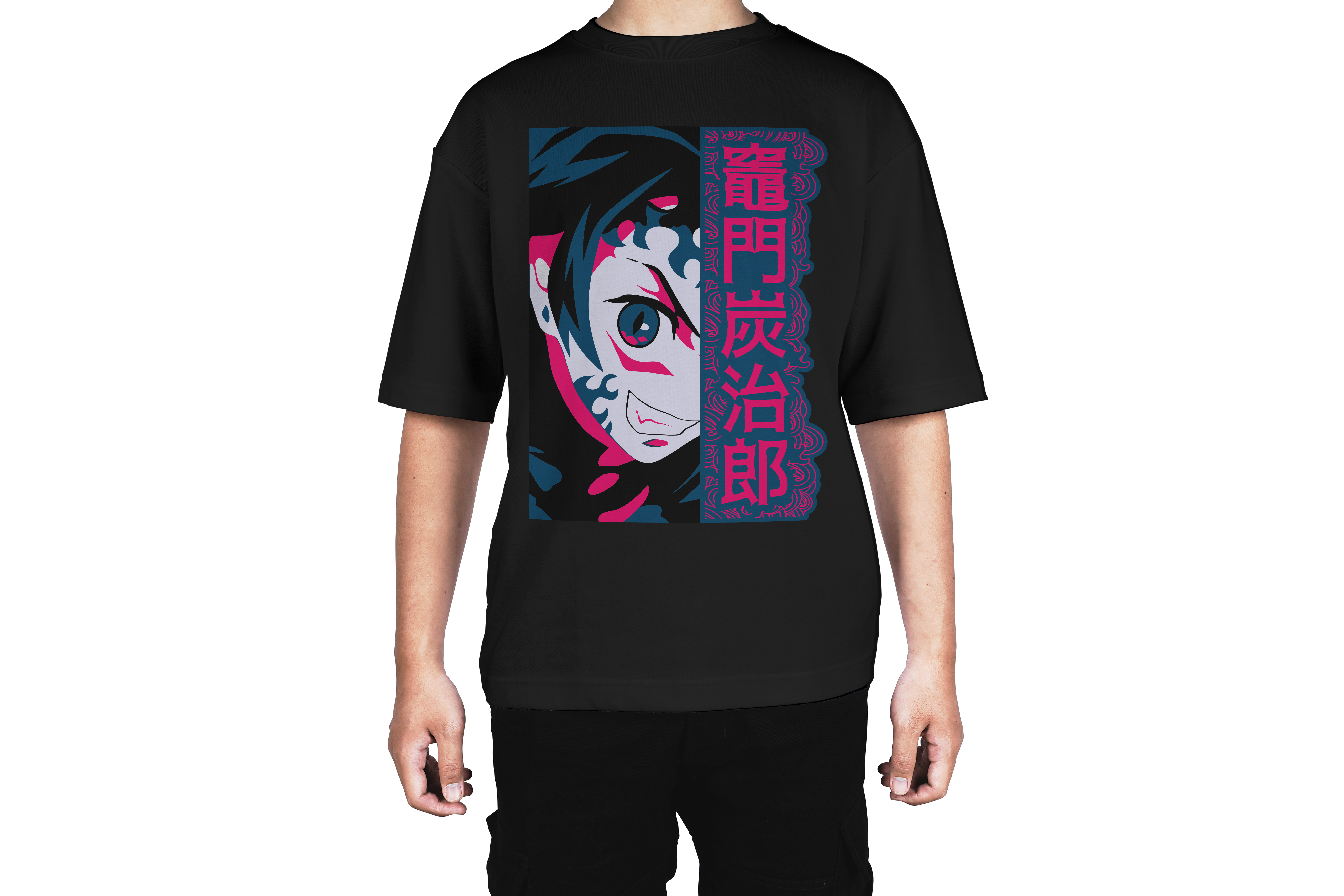 Neon Slasher Anime Tee