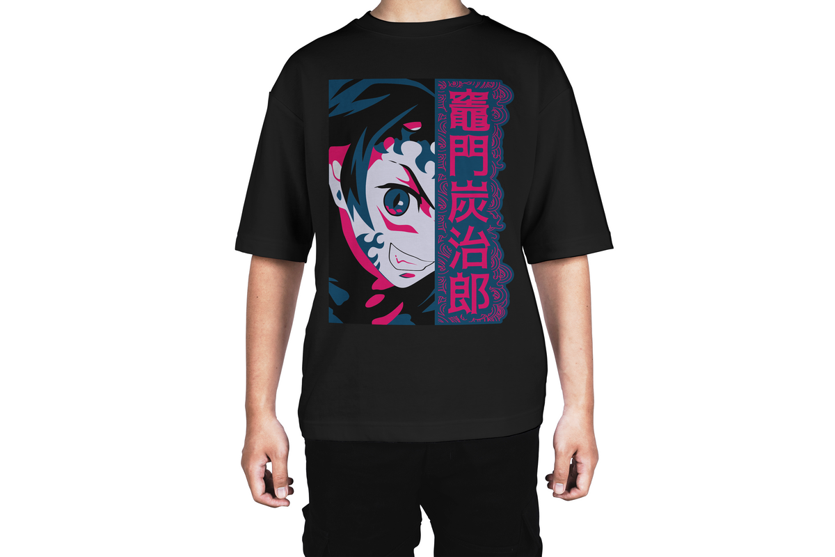 Neon Slasher Anime Tee