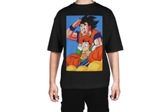 Goku & Kid Gohan Flying Tee
