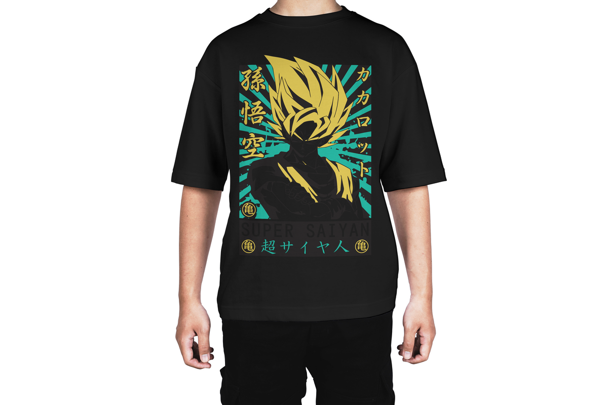 Goku Super Saiyan Retro Poster Tee