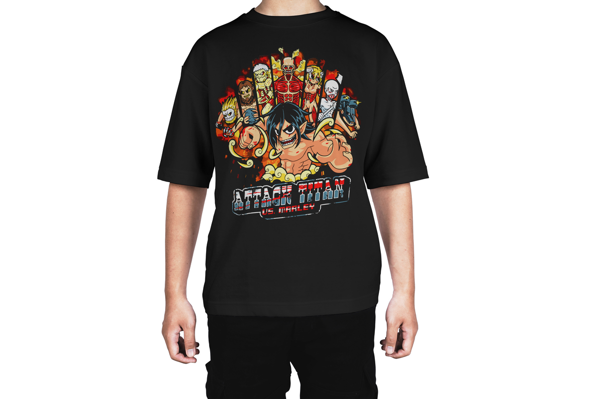 Attack Titan vs Marley Chibi Tee
