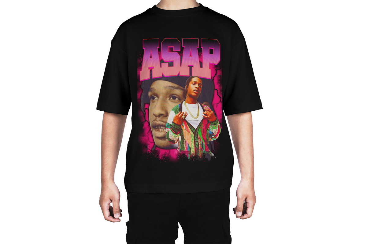 A$AP Rocky Pink Throwback Tee