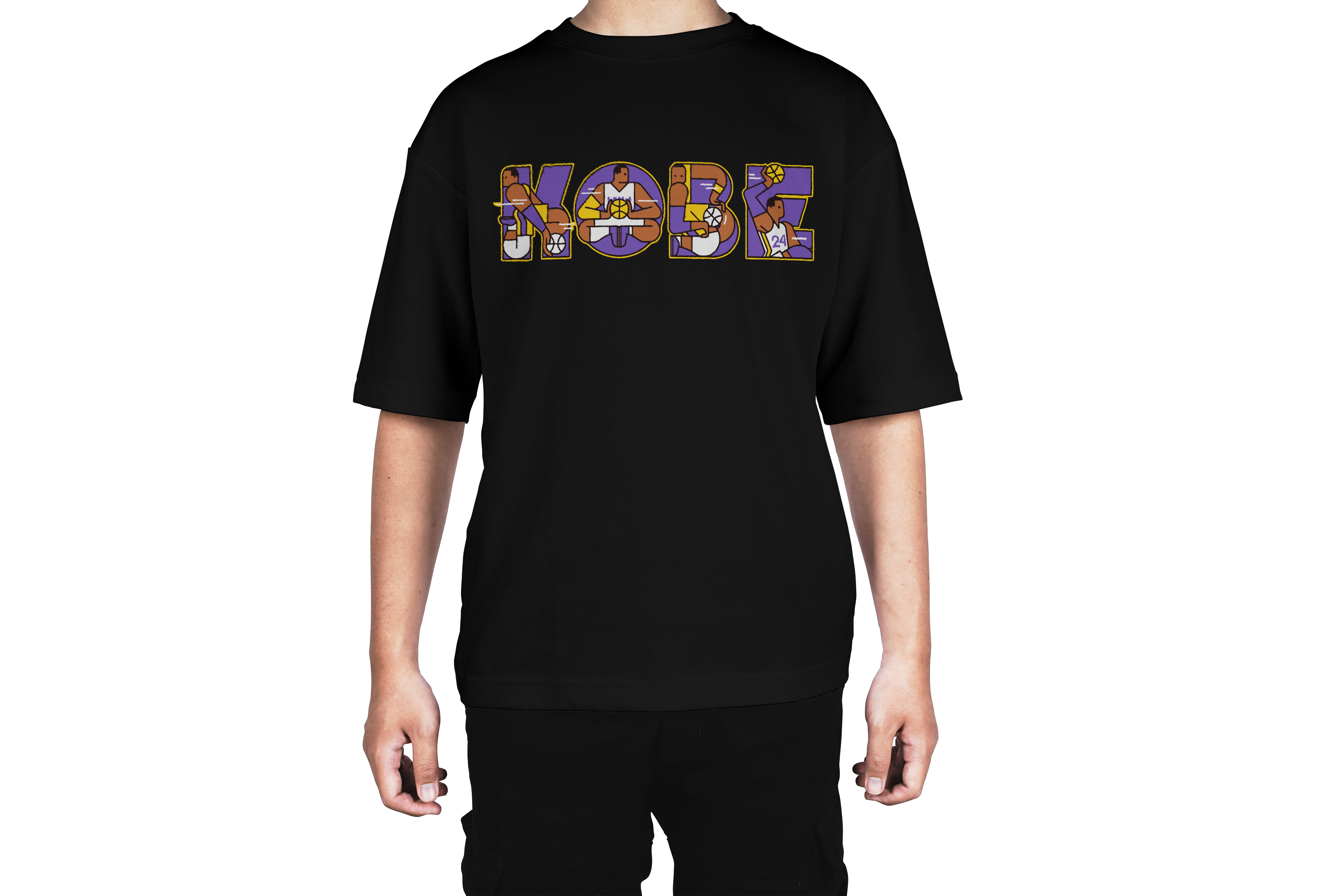 Kobe Bryant Cartoon Tee