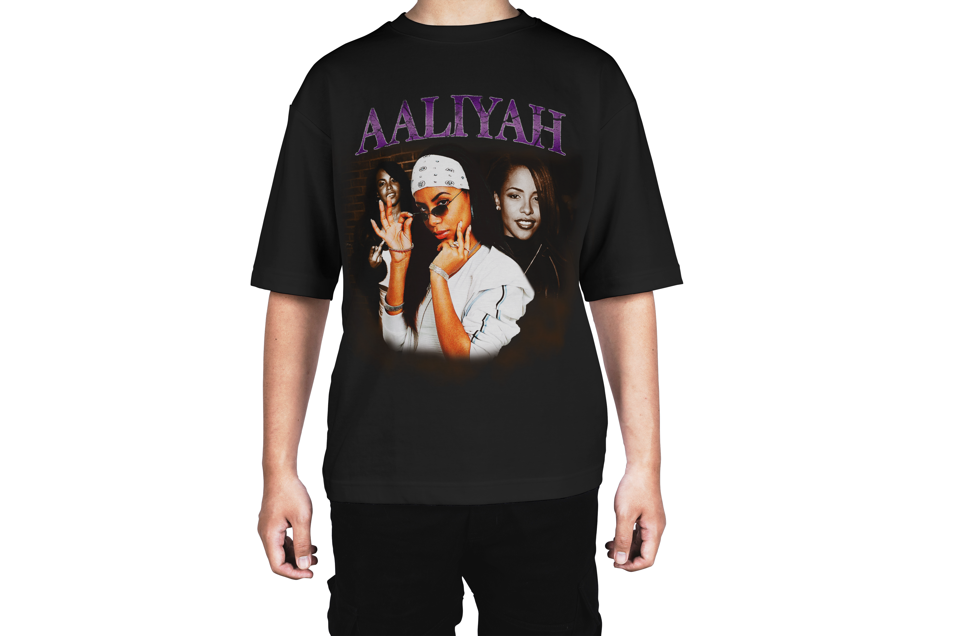 AALIYAH Vintage Tee