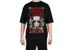 Alice Cooper Rock N Roll Comic Tee