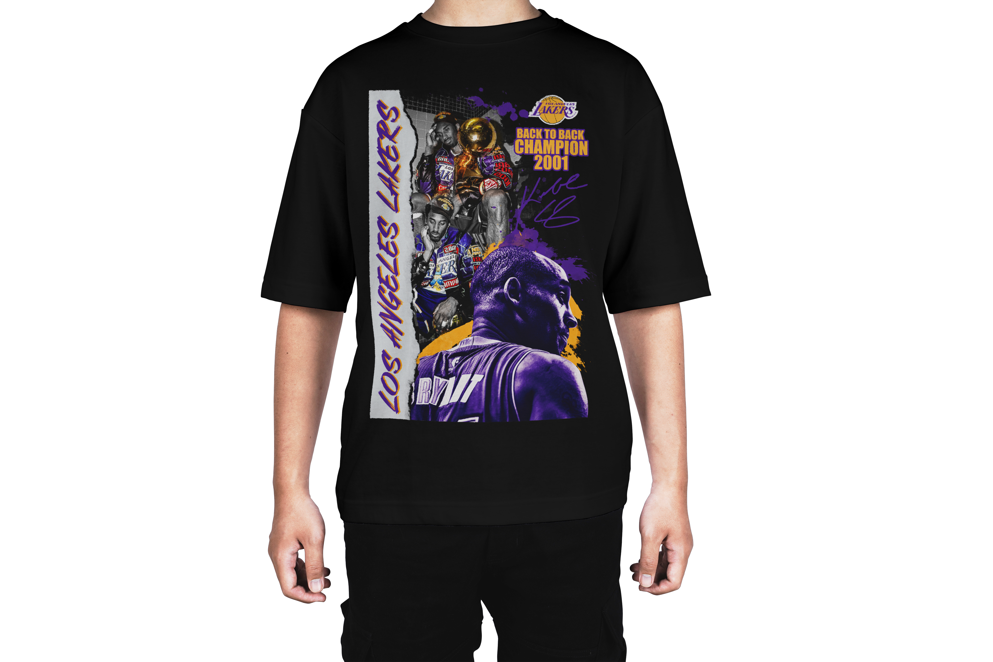 Lakers 2001 Back-to-Back Tee