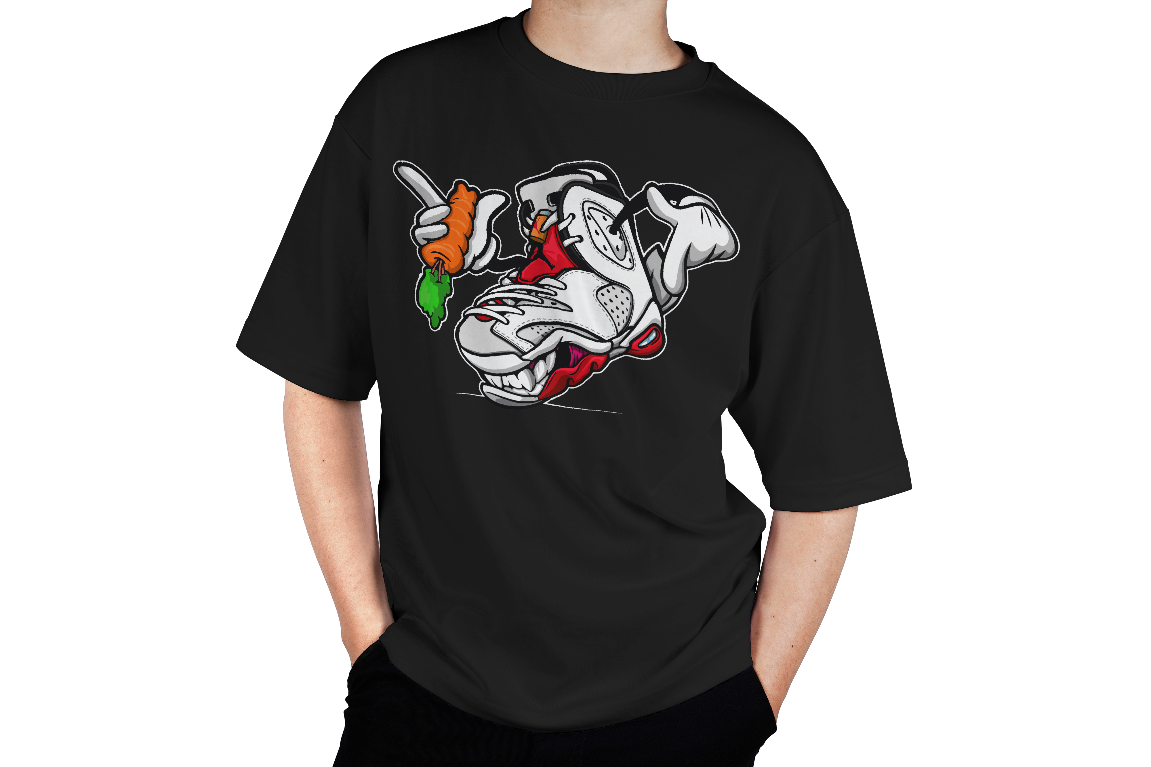 Hare Madness Bunny Sneaker Tee