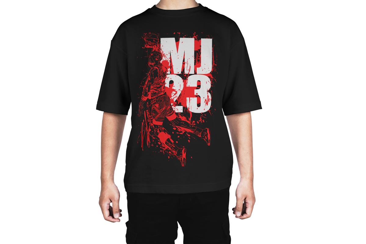 MJ 23 Red Splash Dunk Tee