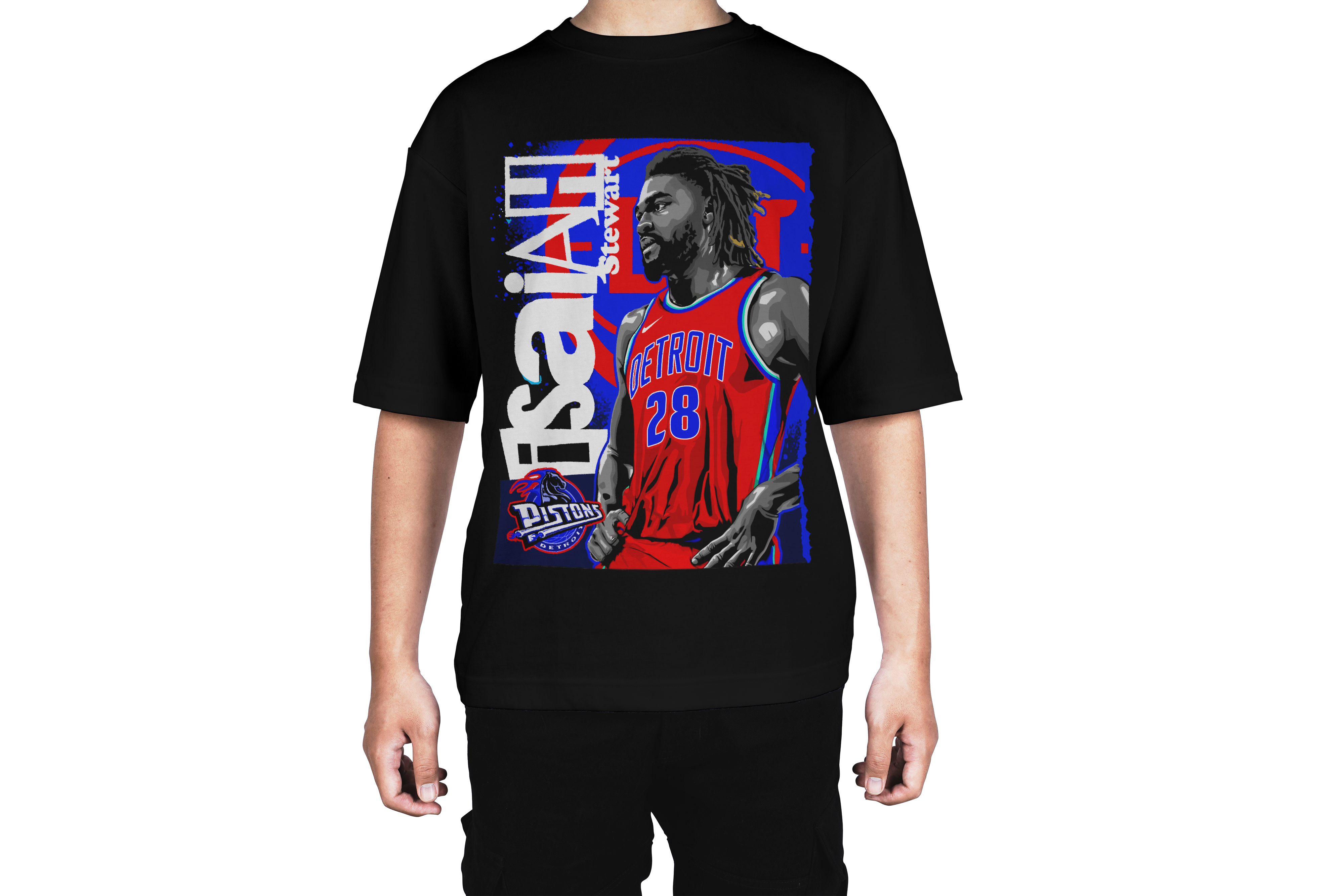 Isaiah Stewart 28 Detroit Pistons Tee