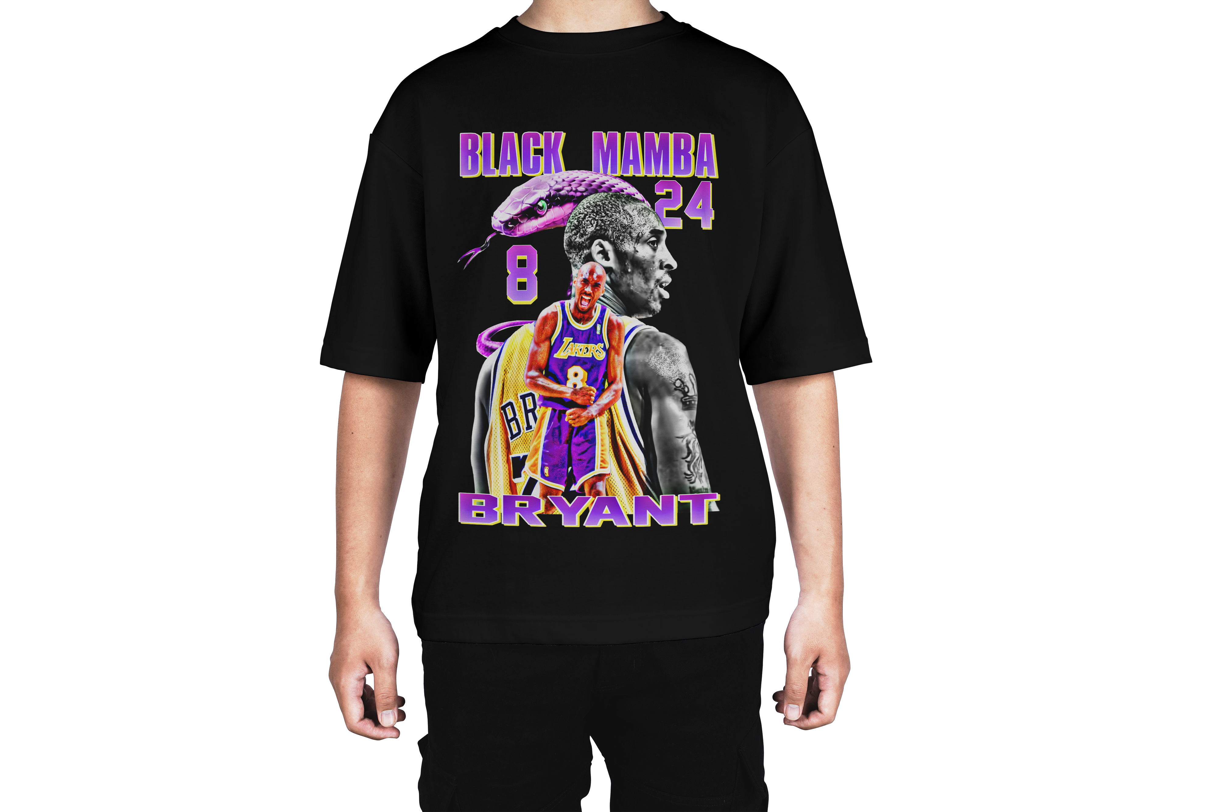 Kobe Bryant 8/24 Black Mamba Tee