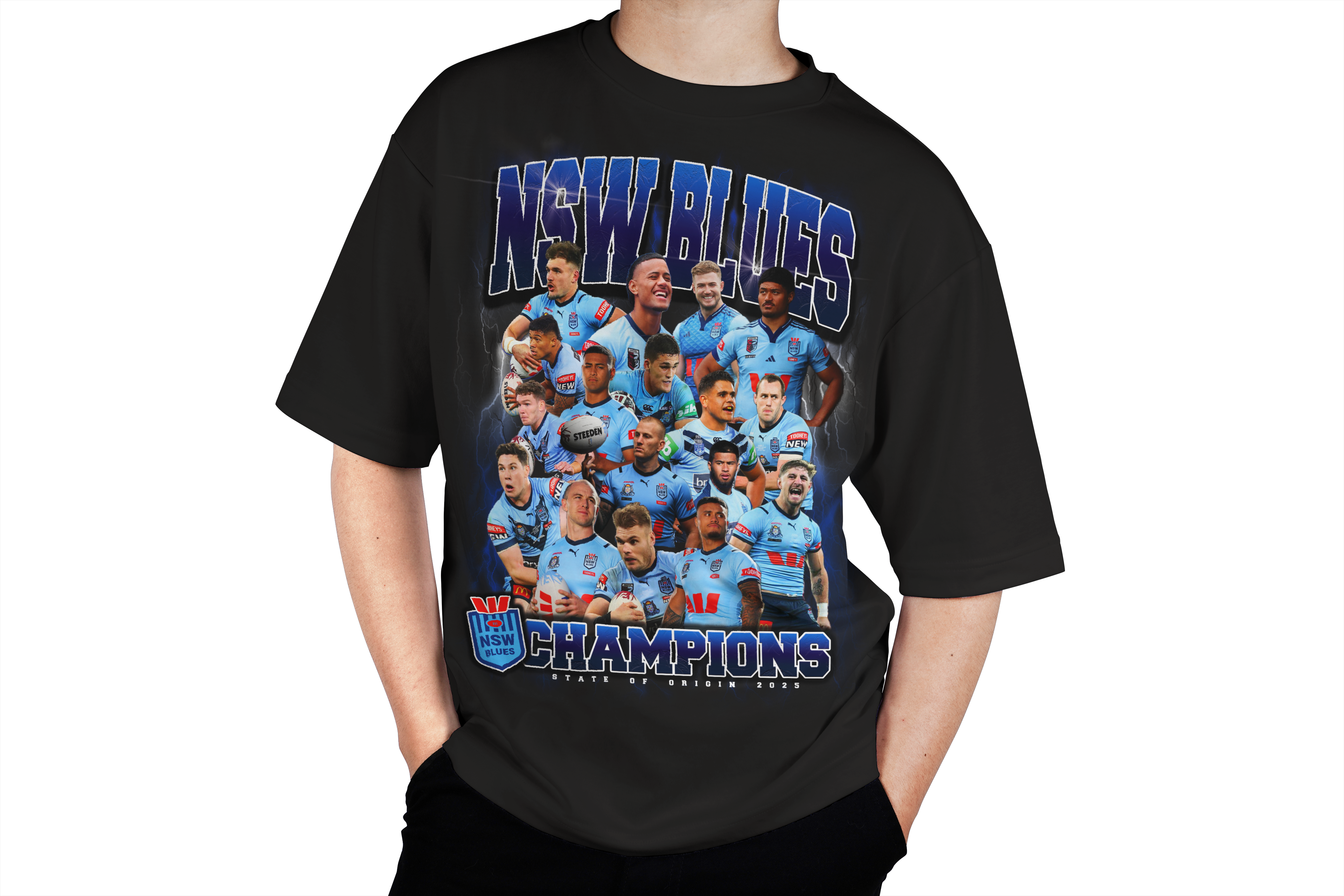 NSW Blues Champions 2025 Tee