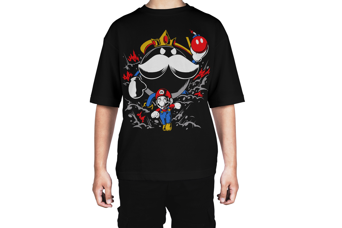 Mario vs Bomb Boss Tee