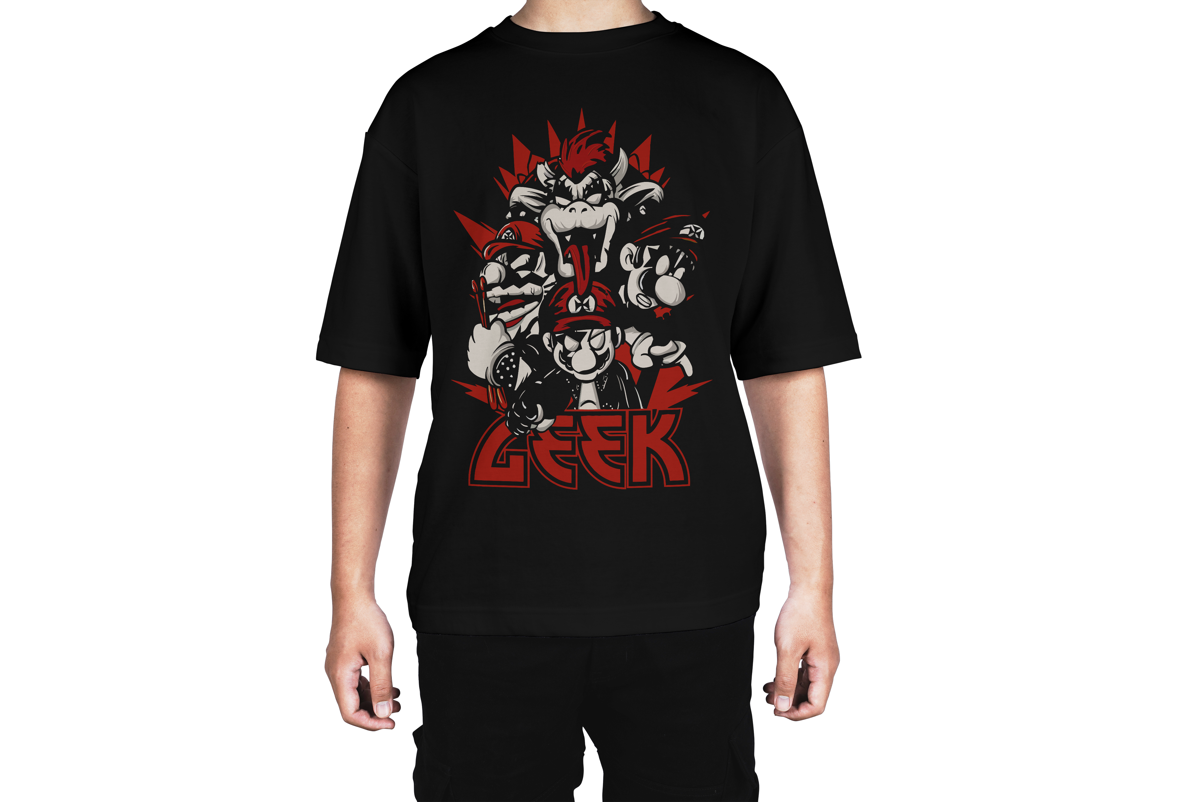 Mario Geek Boss Battle Tee