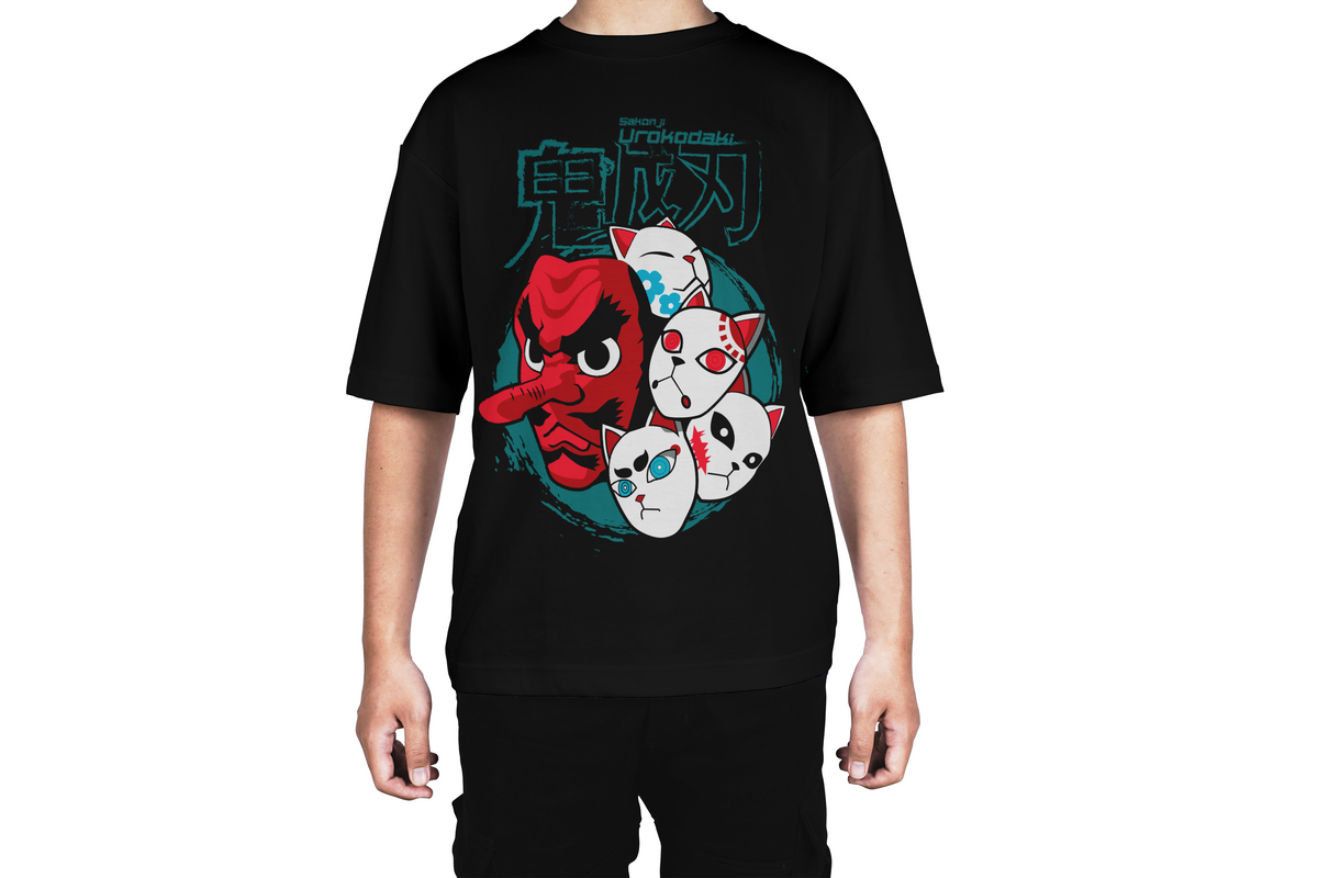 Breath of the Mask Urokodaki Demon Slayer Tee