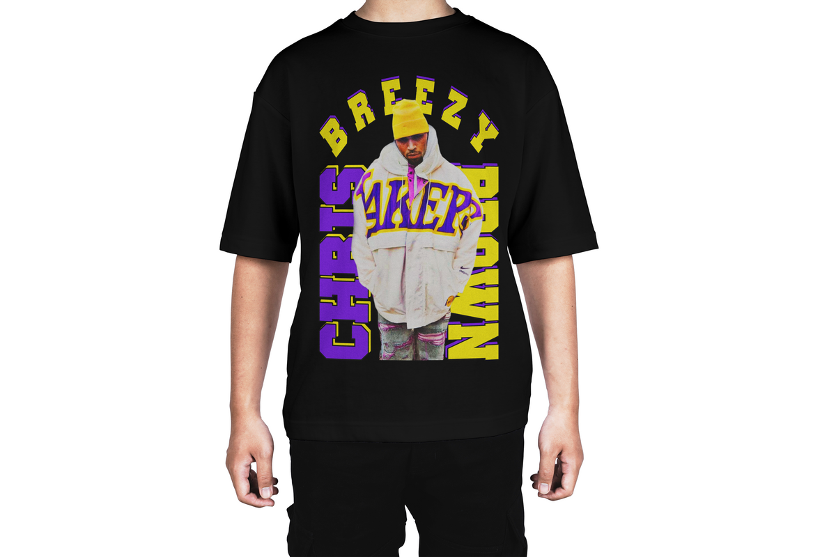 Chris Breezy Lakers Tee