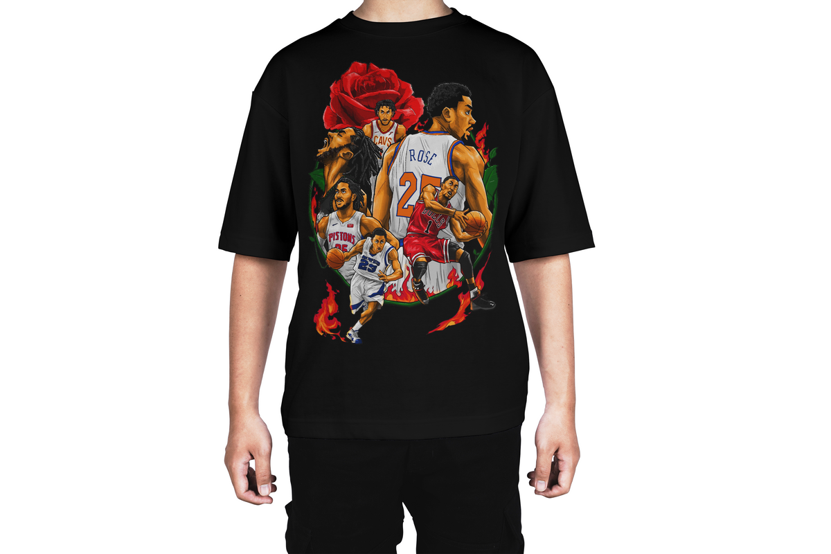 Derrick Rose Built Different NBA Tee