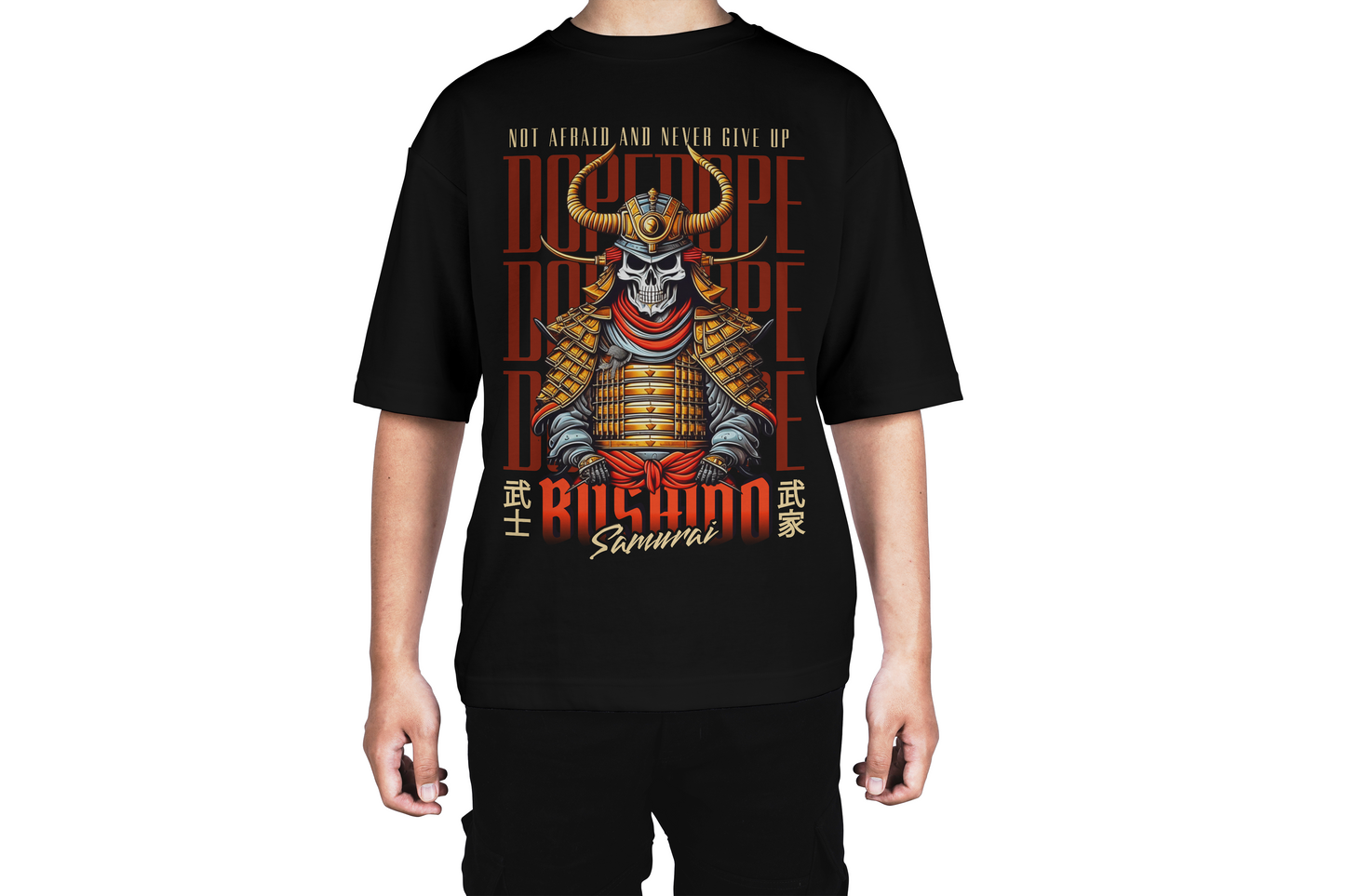 Bushido Samurai Skull Tee