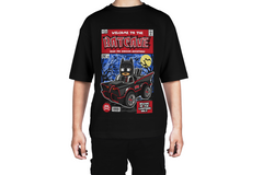 Batmobile Comic Batcave Tee