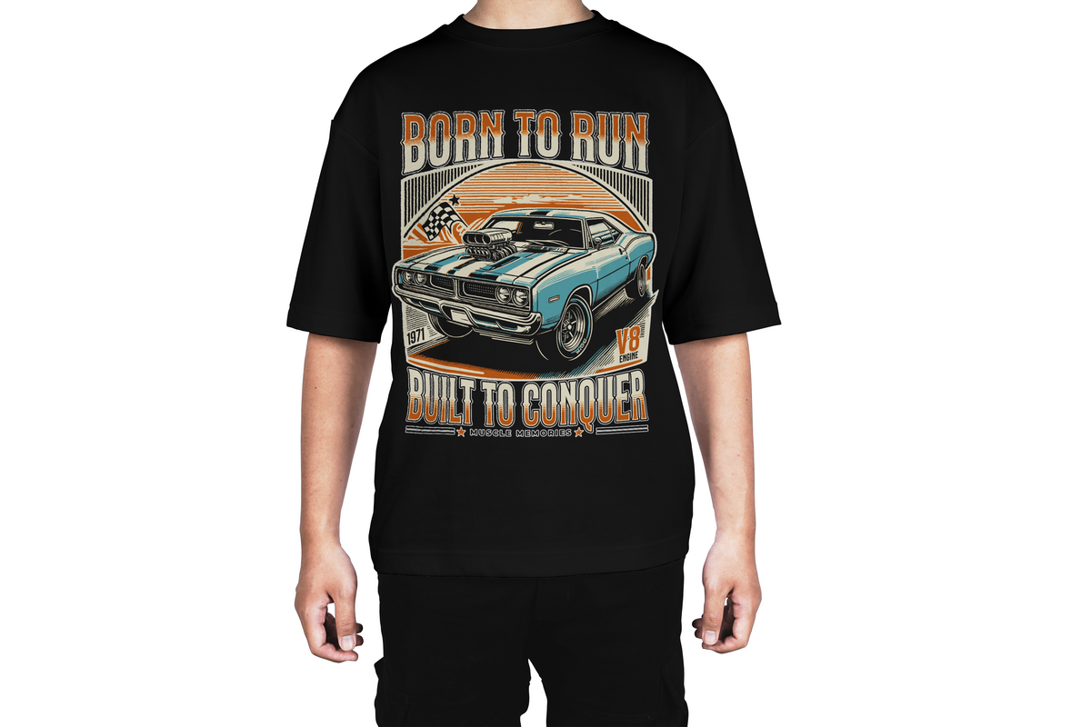 Born to Run Muscle Car Tee