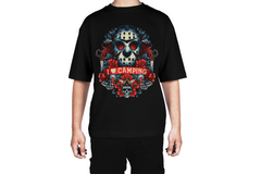I Love Camping Horror Mask Tee