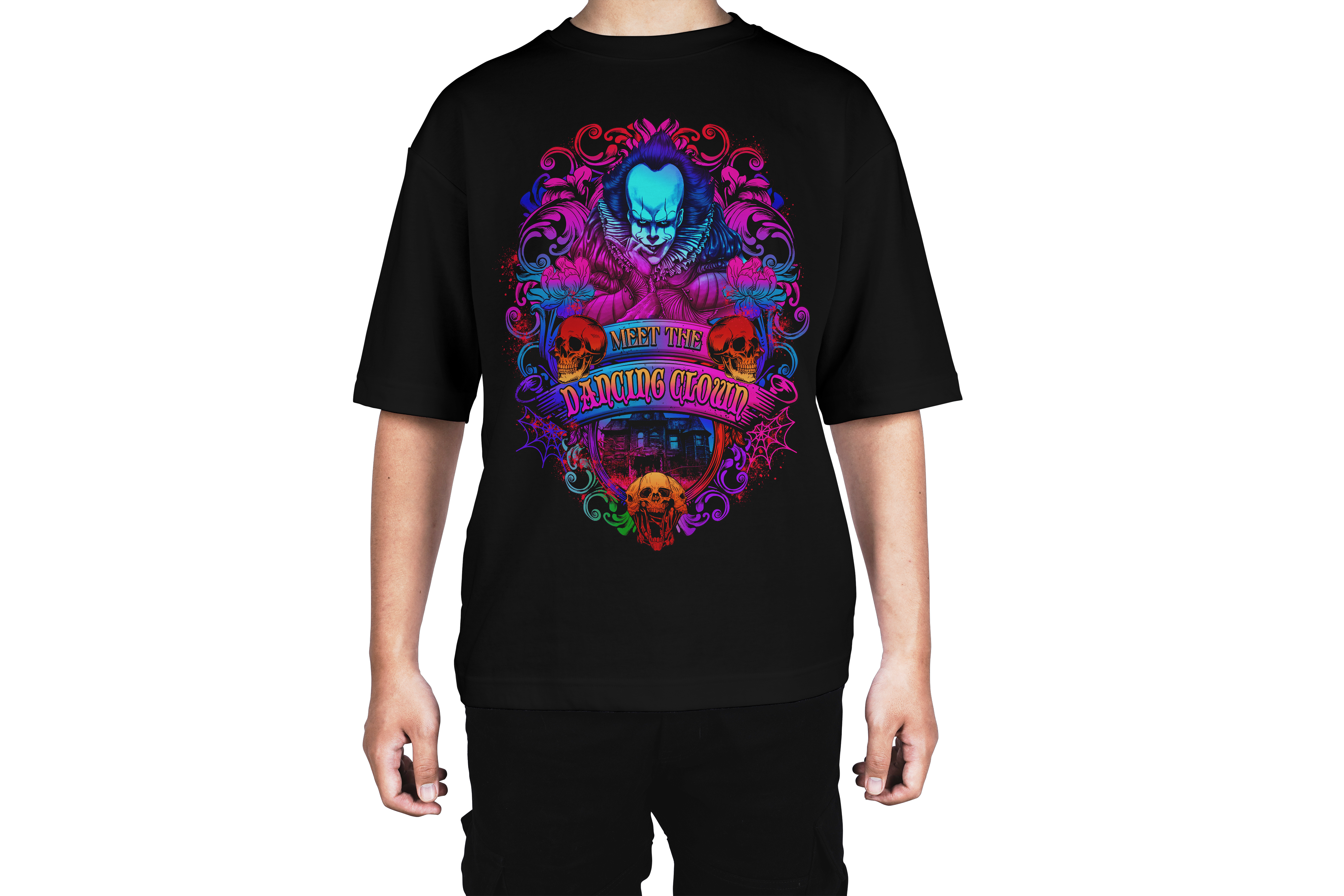 Dancing Clown Carnival Horror Tee