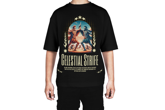 Celestial Strife Divine Battle Tee